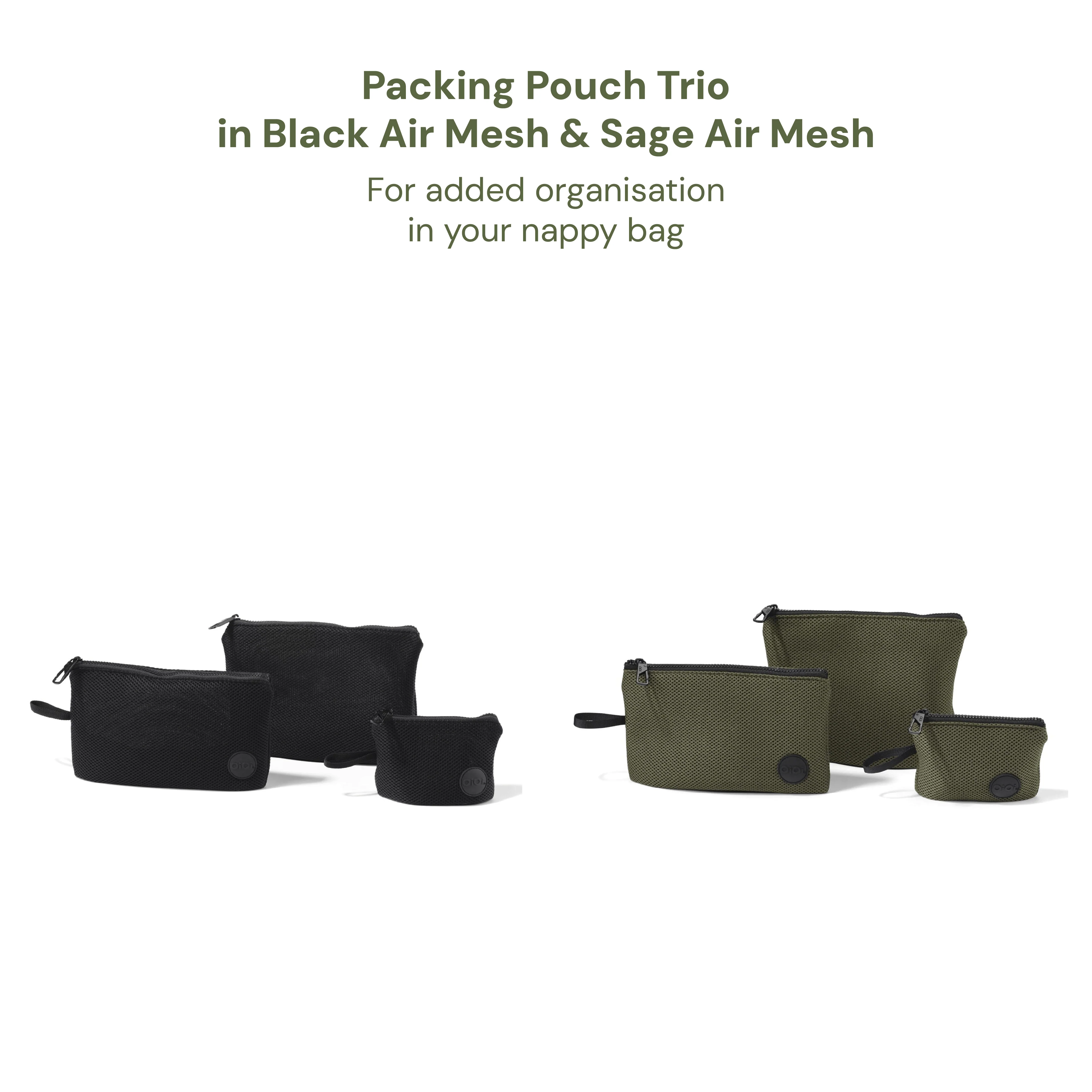 Baby & Toddler Nappy Bag Bundle – Weatherproof, Sunburst & Airmesh - Image 4