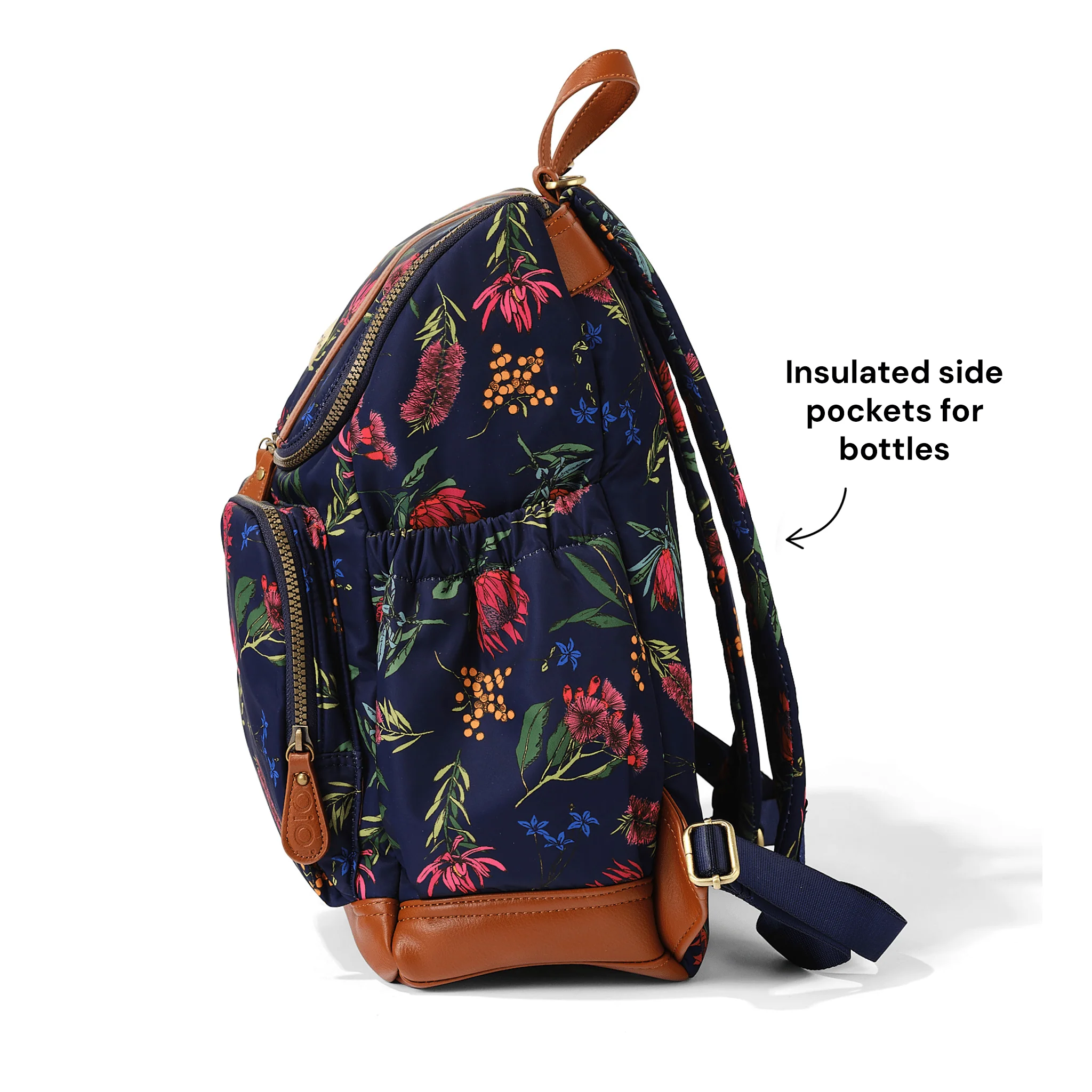 Signature Nappy Backpack - Botanical Floral Nylon - Image 4