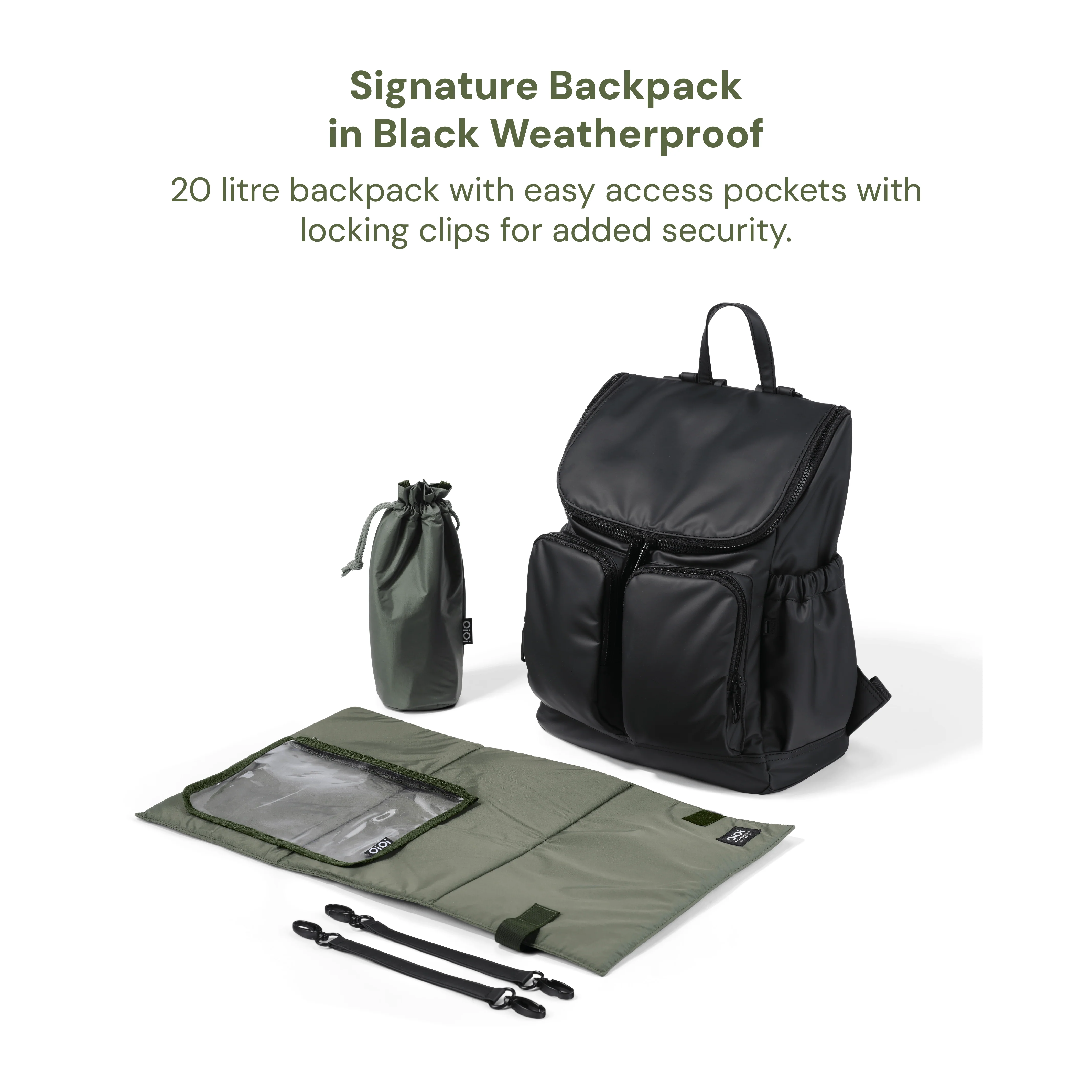 Carry-On Travel Set - Signature Nappy Backpack - Image 3