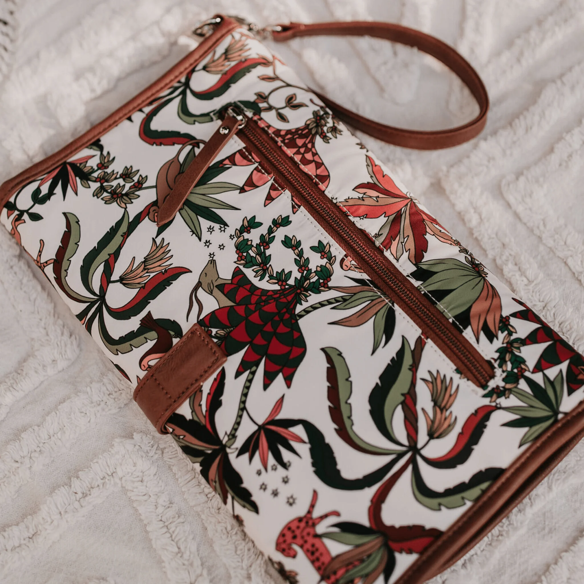 Change Mat Clutch - Jungle Cream/Tan - Image 3
