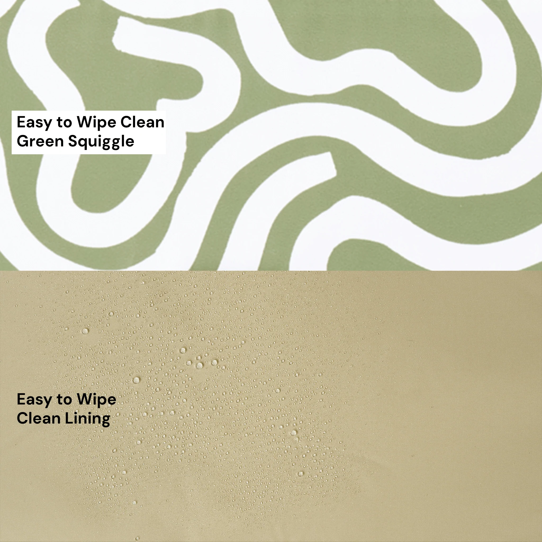 Change Mat Clutch - Green Squiggle - Image 3