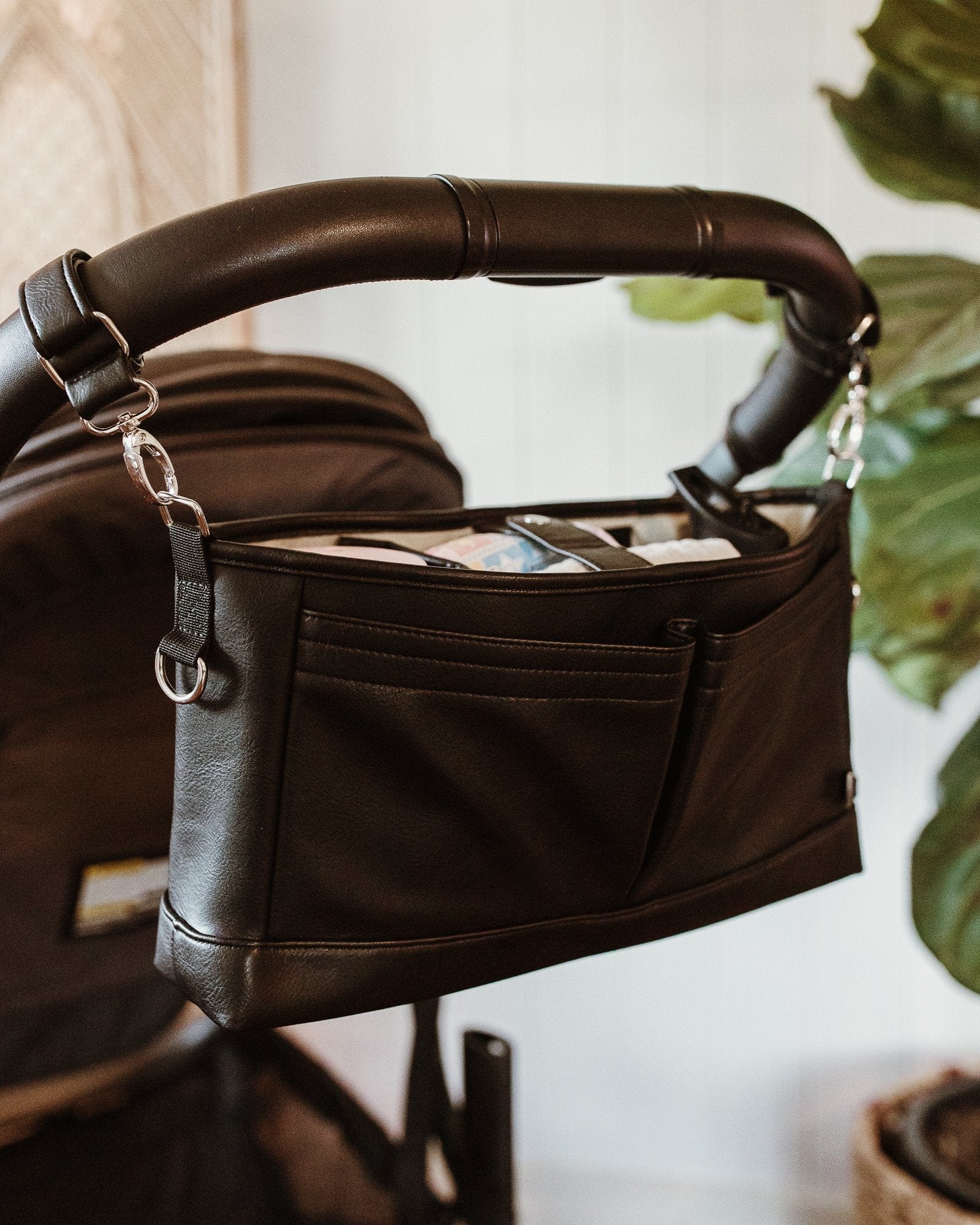 Vegan Leather Stroller Strap Set - Image 4