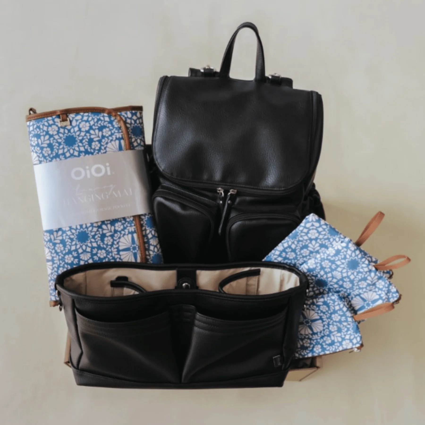 First Time Parent Nappy Bag Bundle - Black Dimple & Moroccan - Image 7