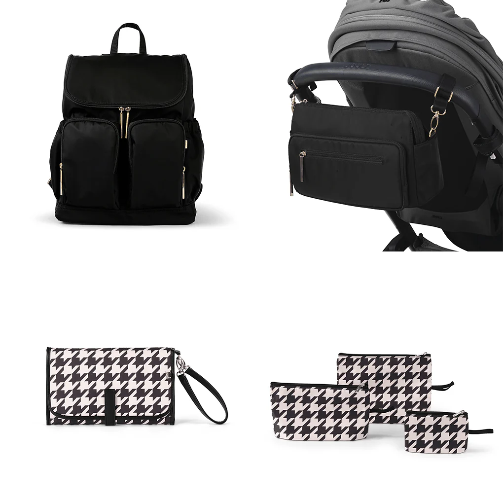 First Time Parent Bundle - Nylon & Houndstooth