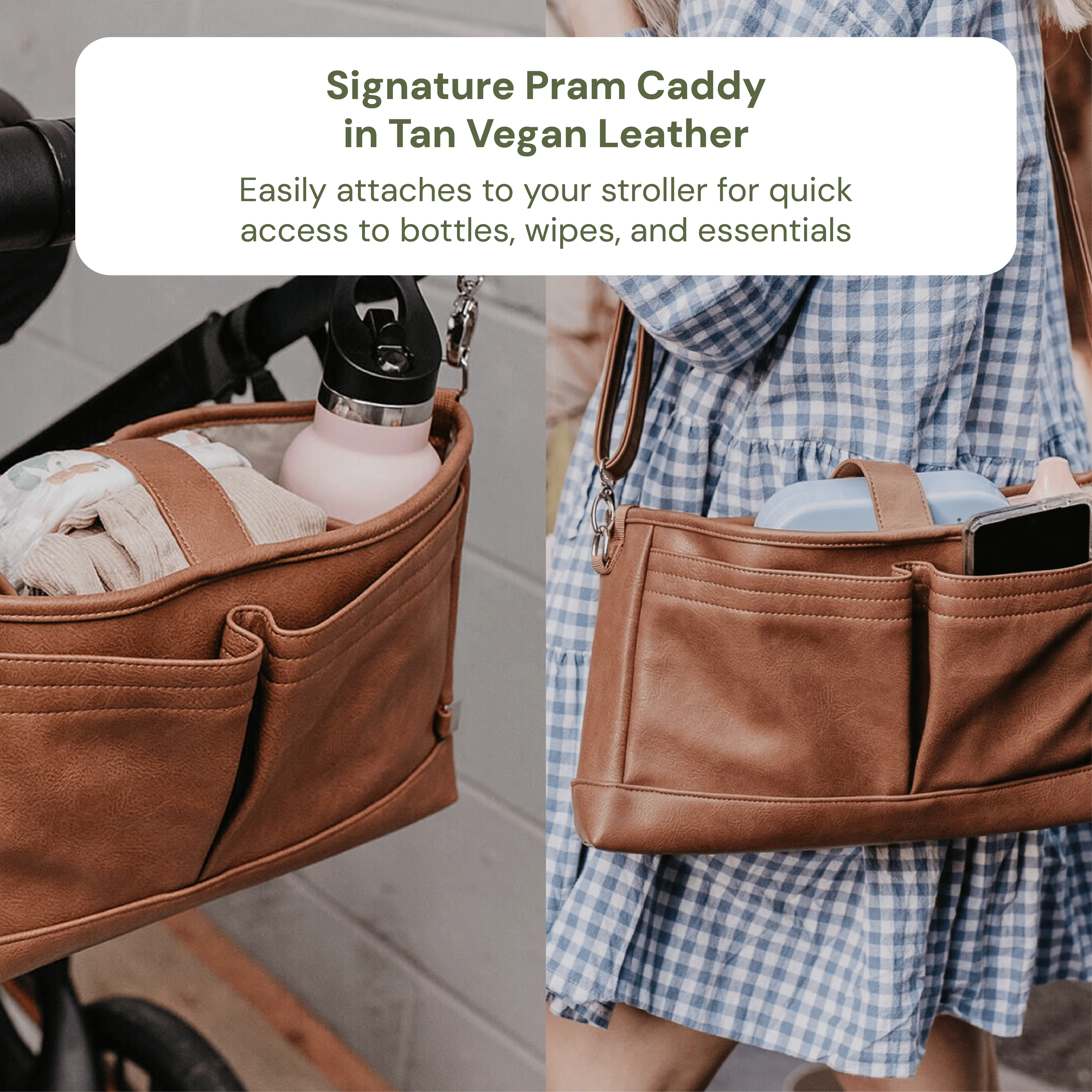 First Time Parent Nappy Bag Bundle - Tan & Moroccan - Image 4