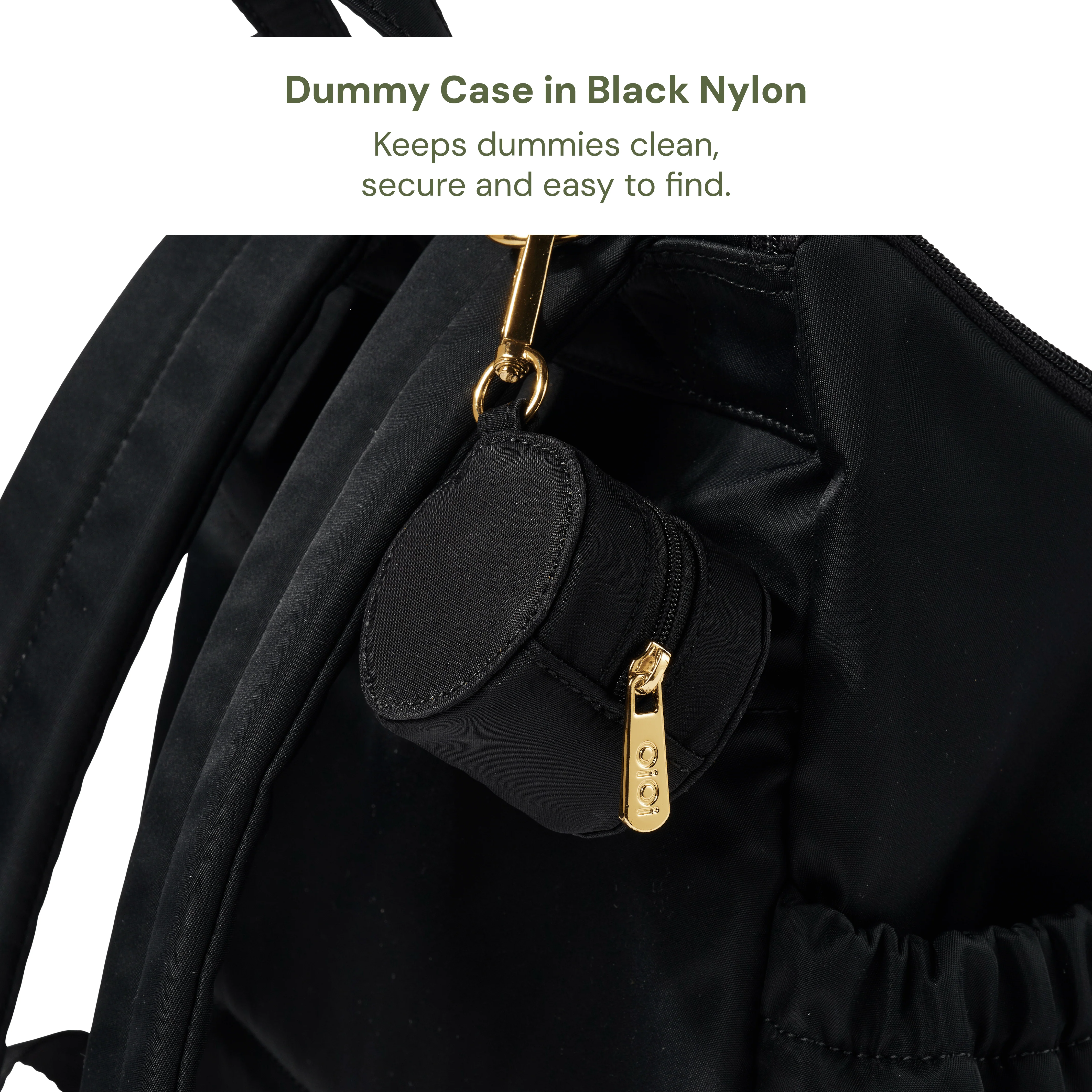 Nappy Bag Organisation Kit – Blue Check & Black Nylon (PRE-ORDER FOR MAY DELIVERY) - Image 6