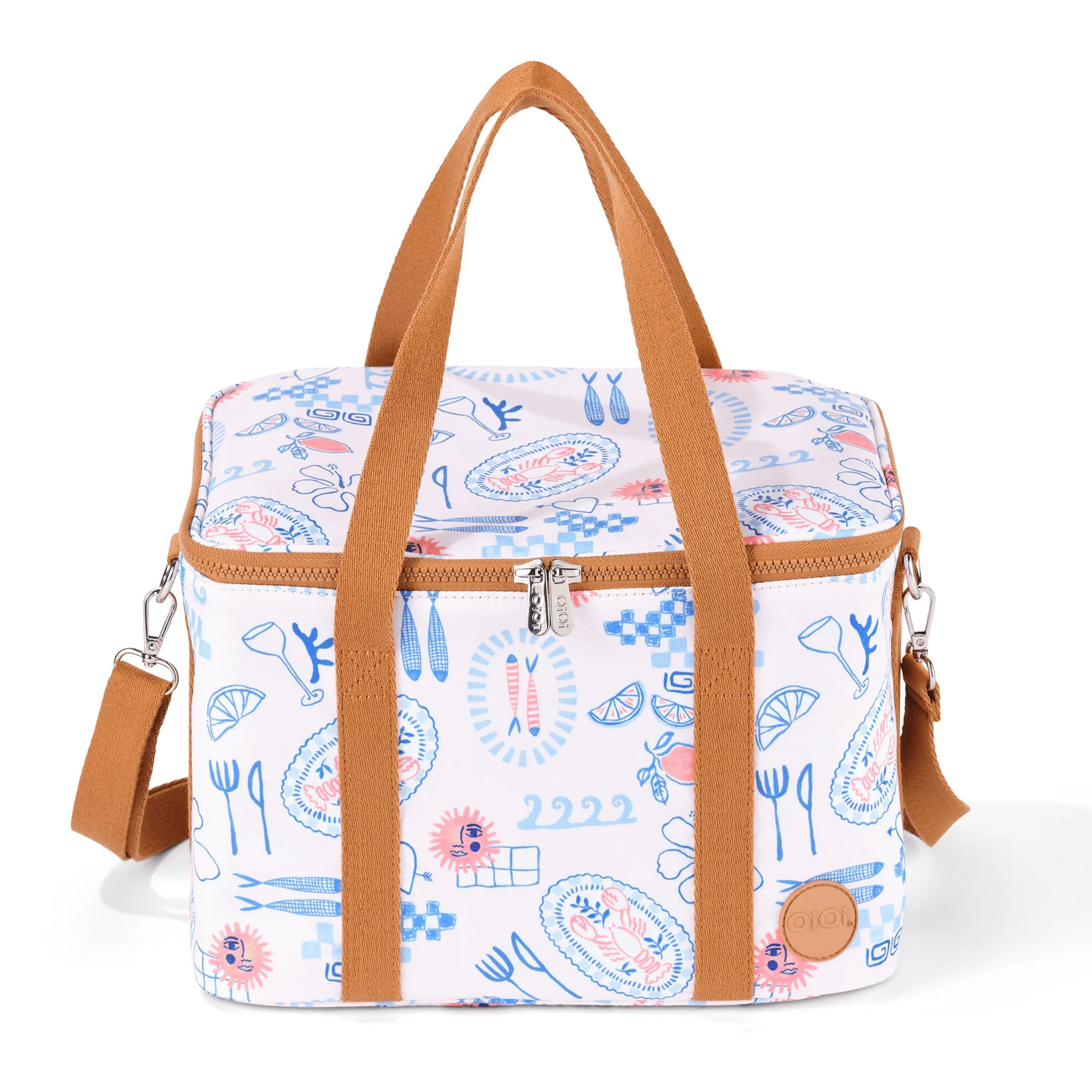 Maxi Insulated Picnic Bag/Pumping Bag - Mediterranean