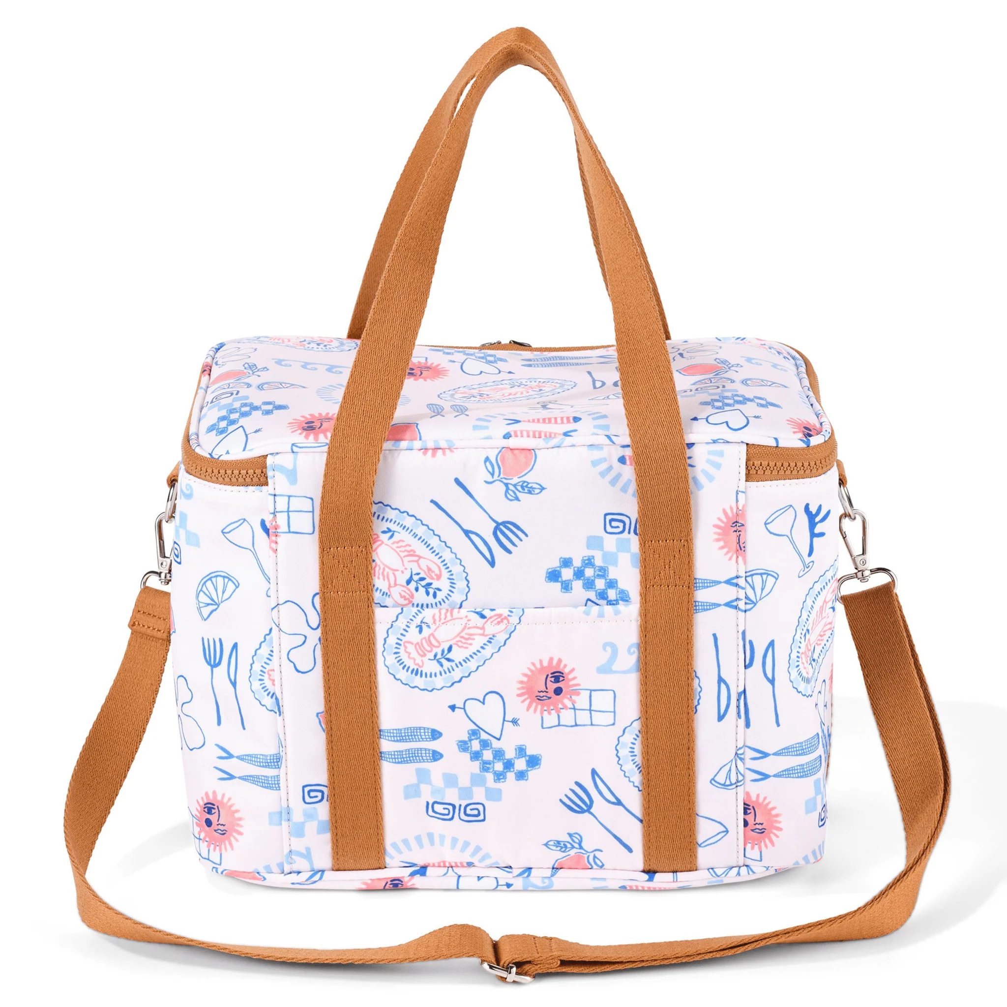 Maxi Insulated Picnic Bag/Pumping Bag - Mediterranean - Image 4