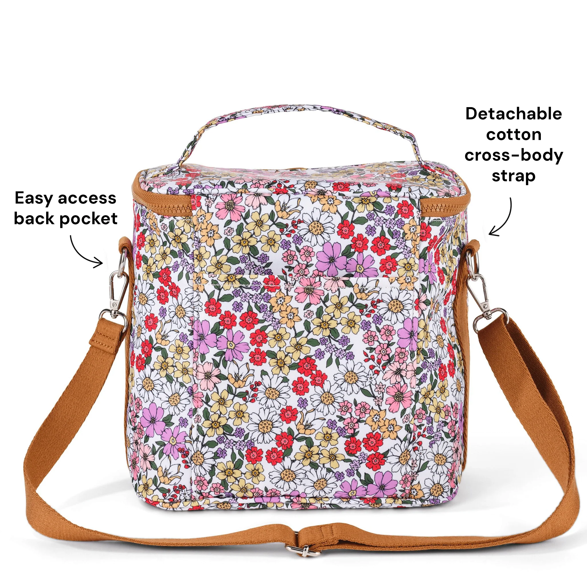 Midi Insulated Lunch Bag/Pumping Bag - Daisy - Image 5