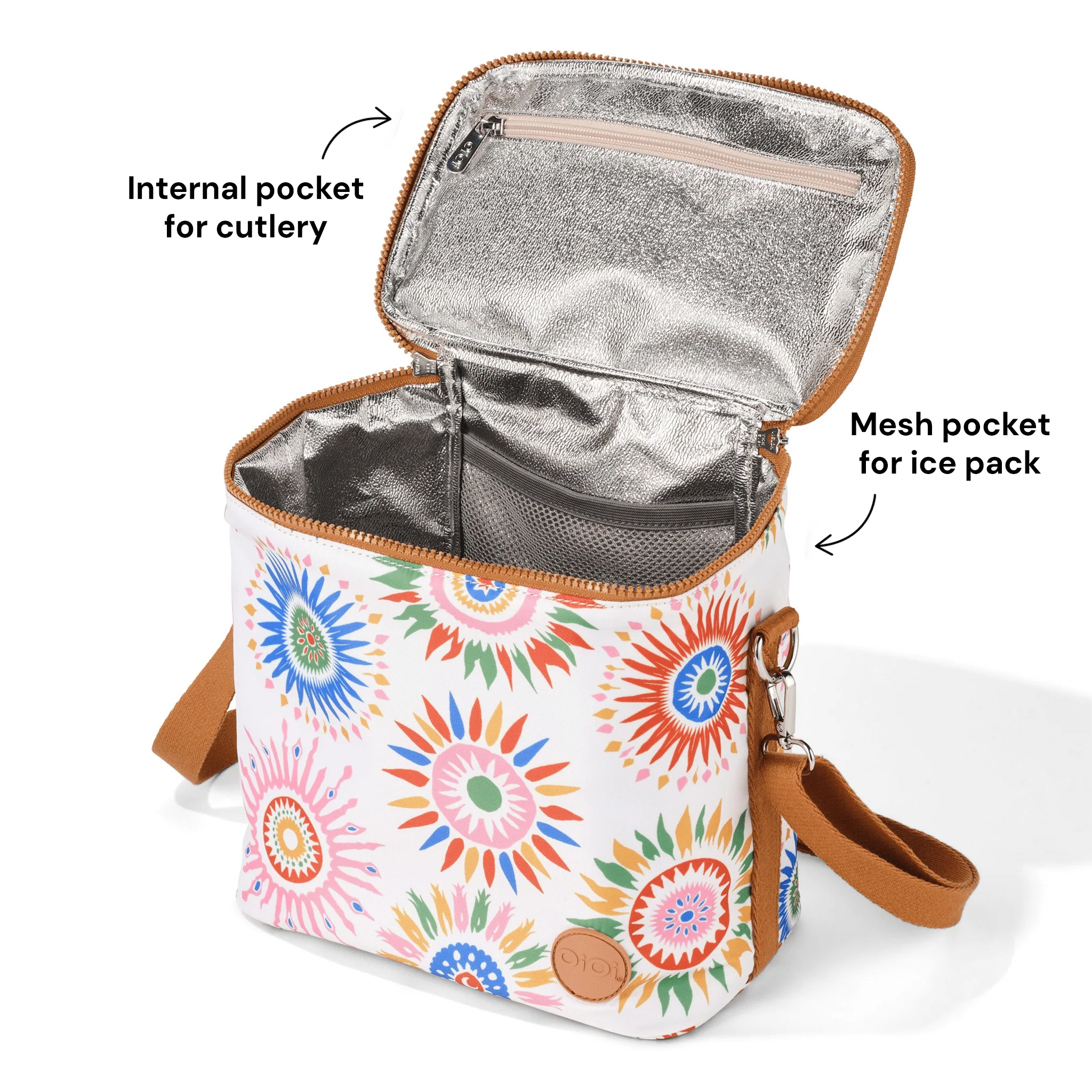 Midi Insulated Lunch Bag/Pumping Bag - Sunburst - Image 3