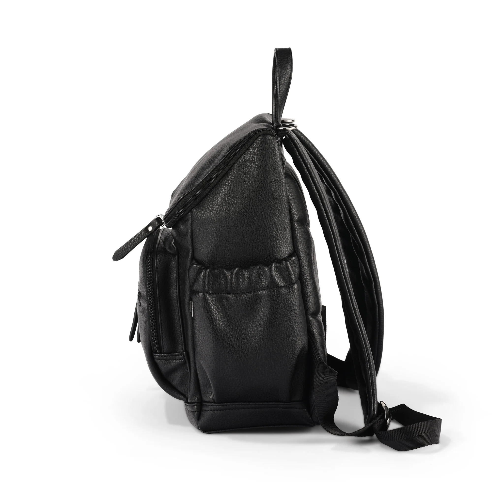 Signature Mini Backpack - Black Vegan Leather 2.0 - Image 8