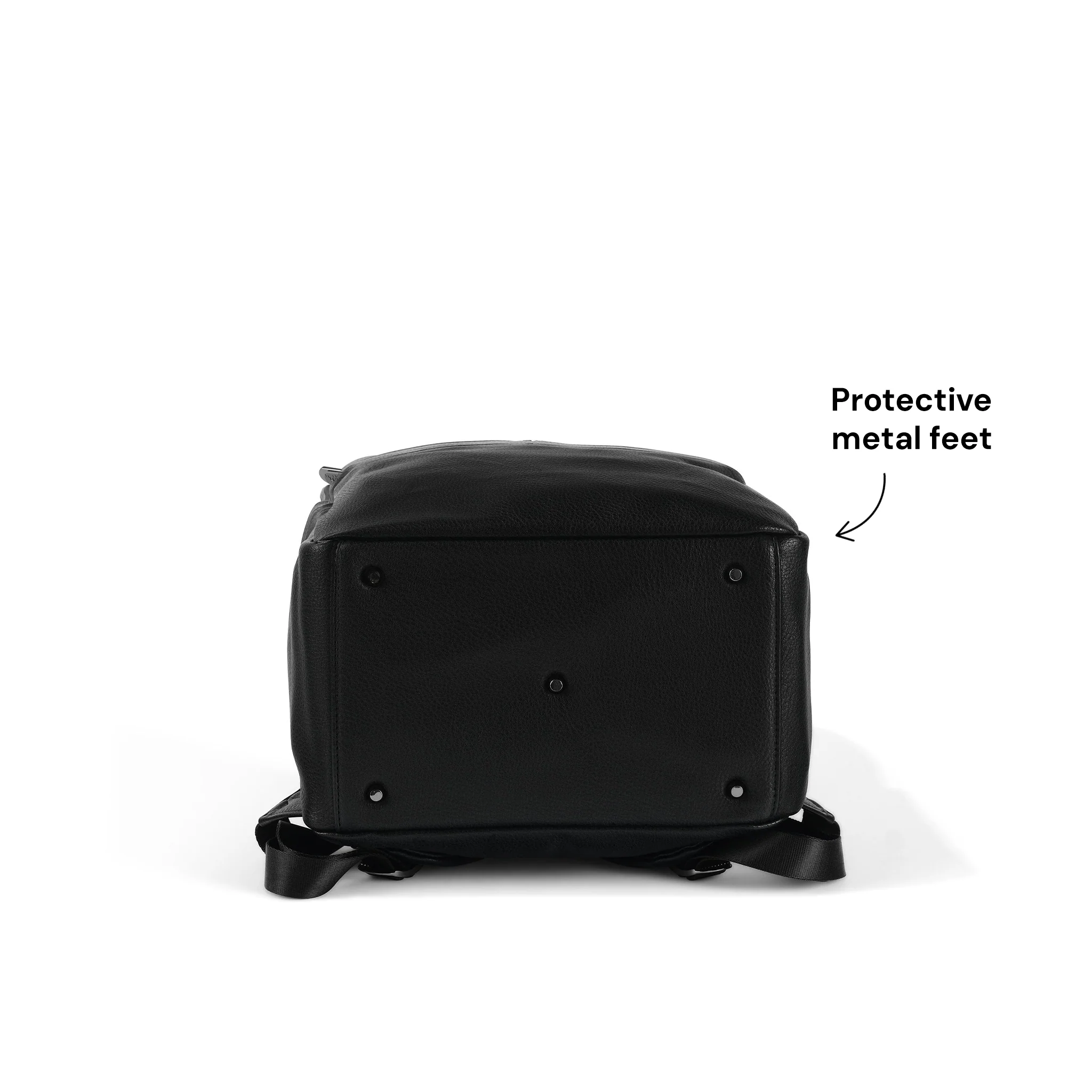 Multitasker Nappy Backpack - Black Vegan Leather - Image 9