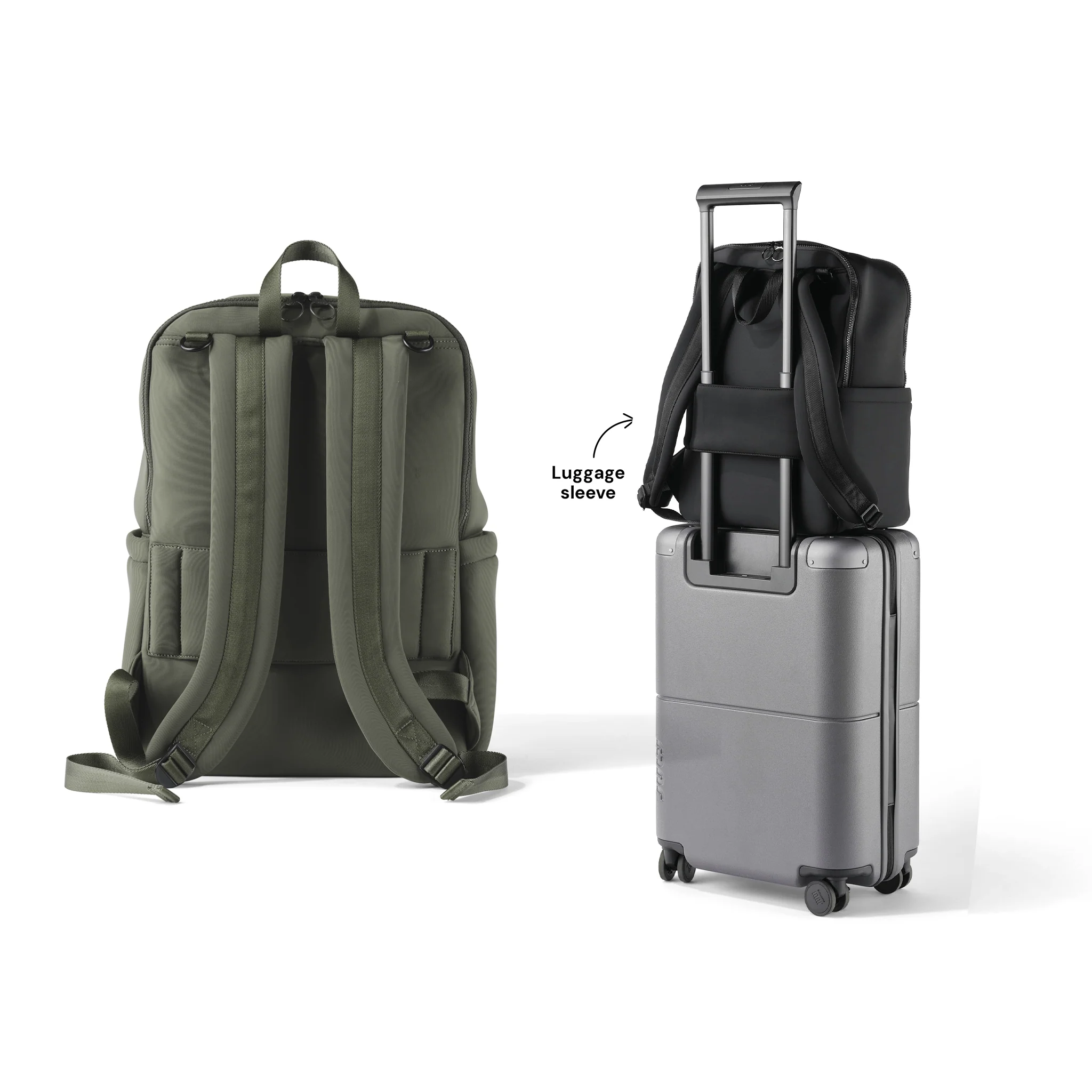 Multitasker Nappy Backpack - Sage Neoprene - Image 5