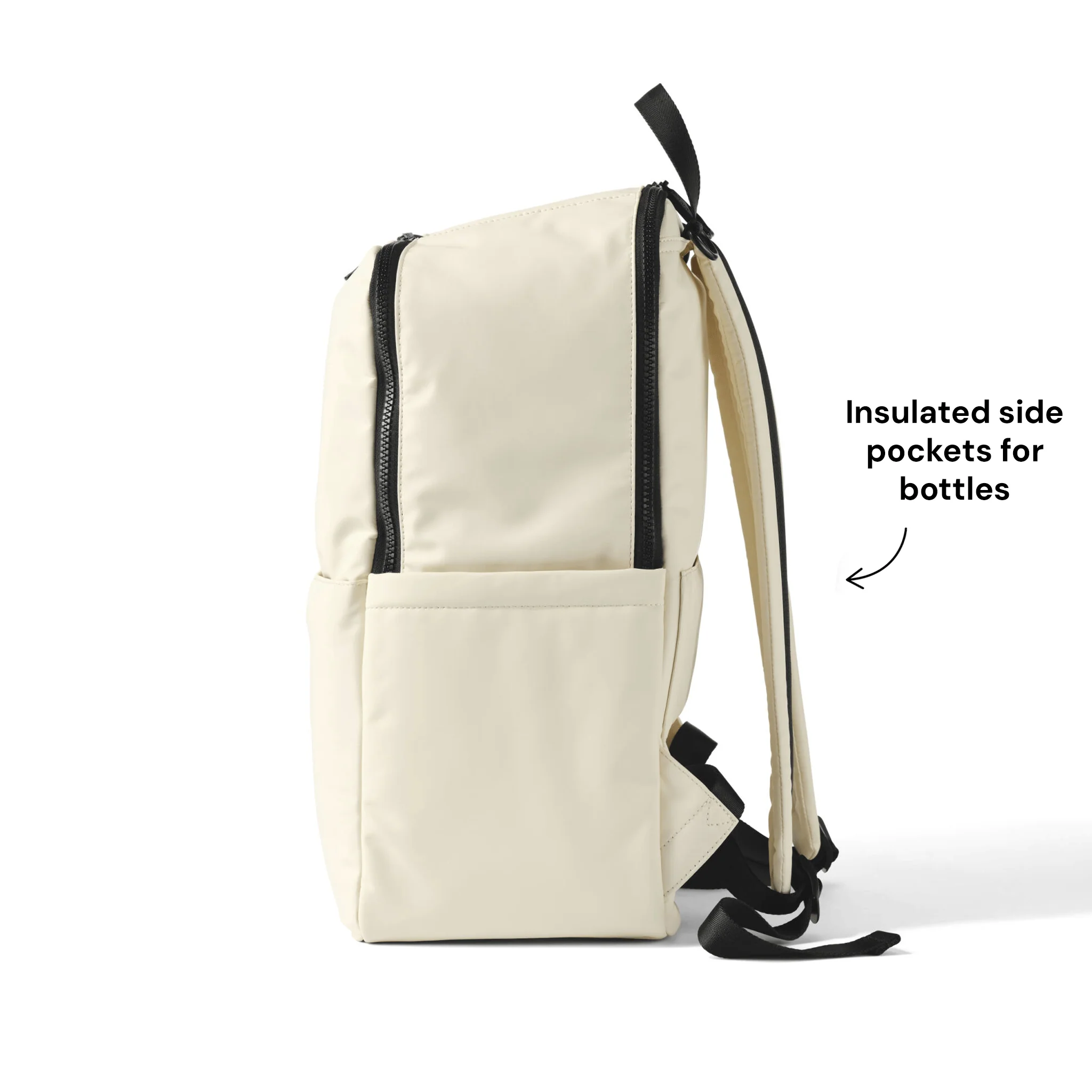 Multitasker Nappy Backpack - White Weatherproof - Image 4
