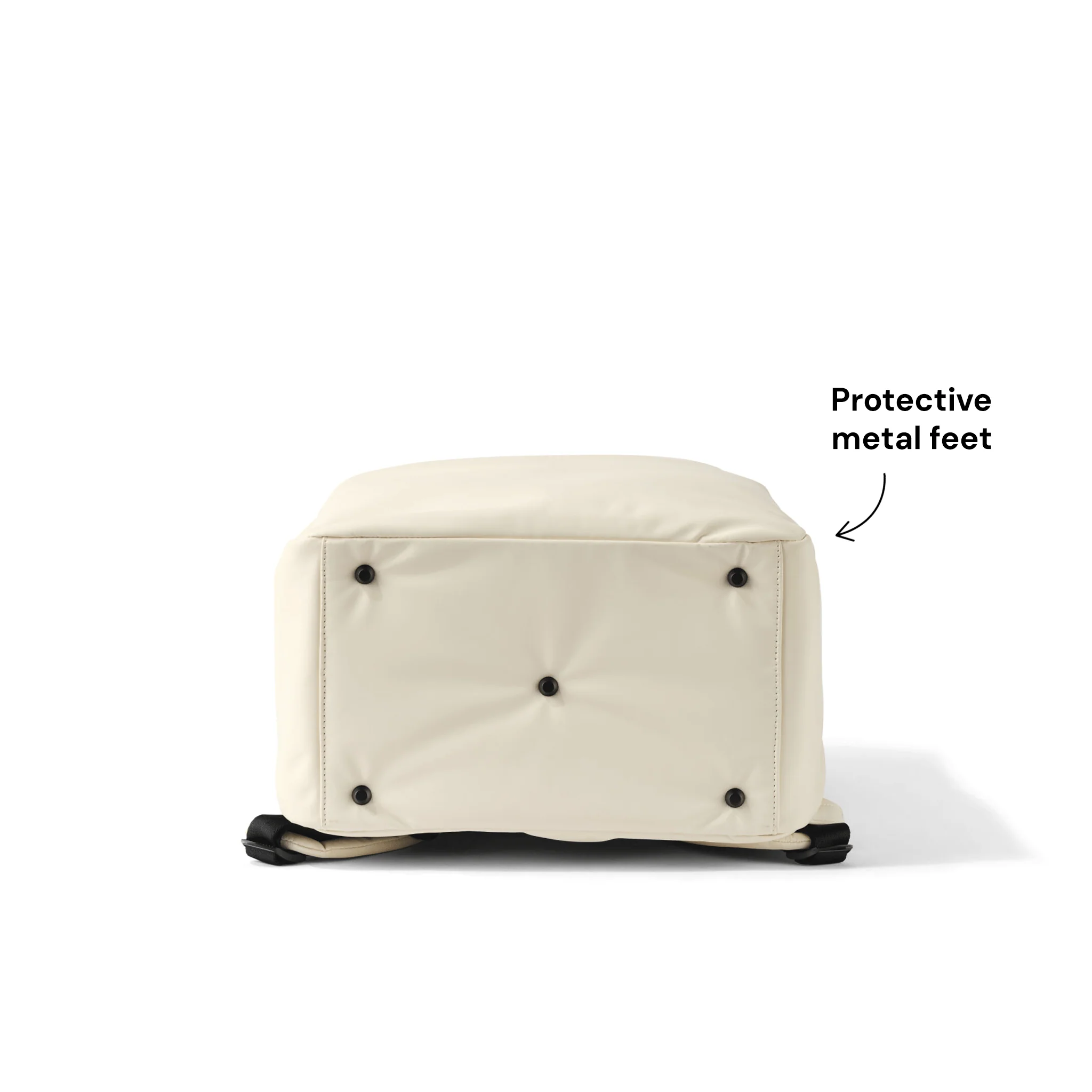 Multitasker Nappy Backpack - White Weatherproof - Image 5