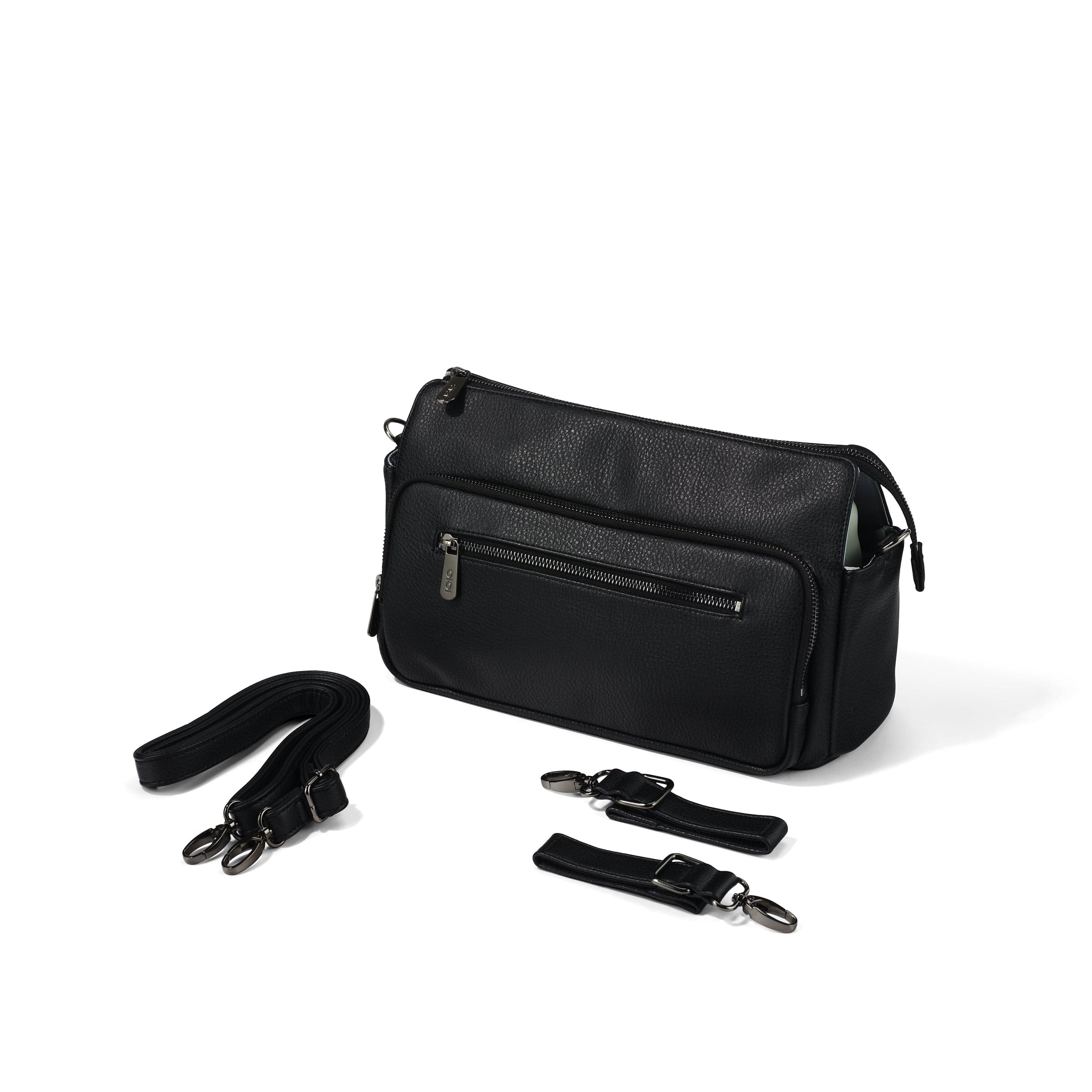Multitasker Pram Caddy 2.0 - Black Vegan Leather - Image 5