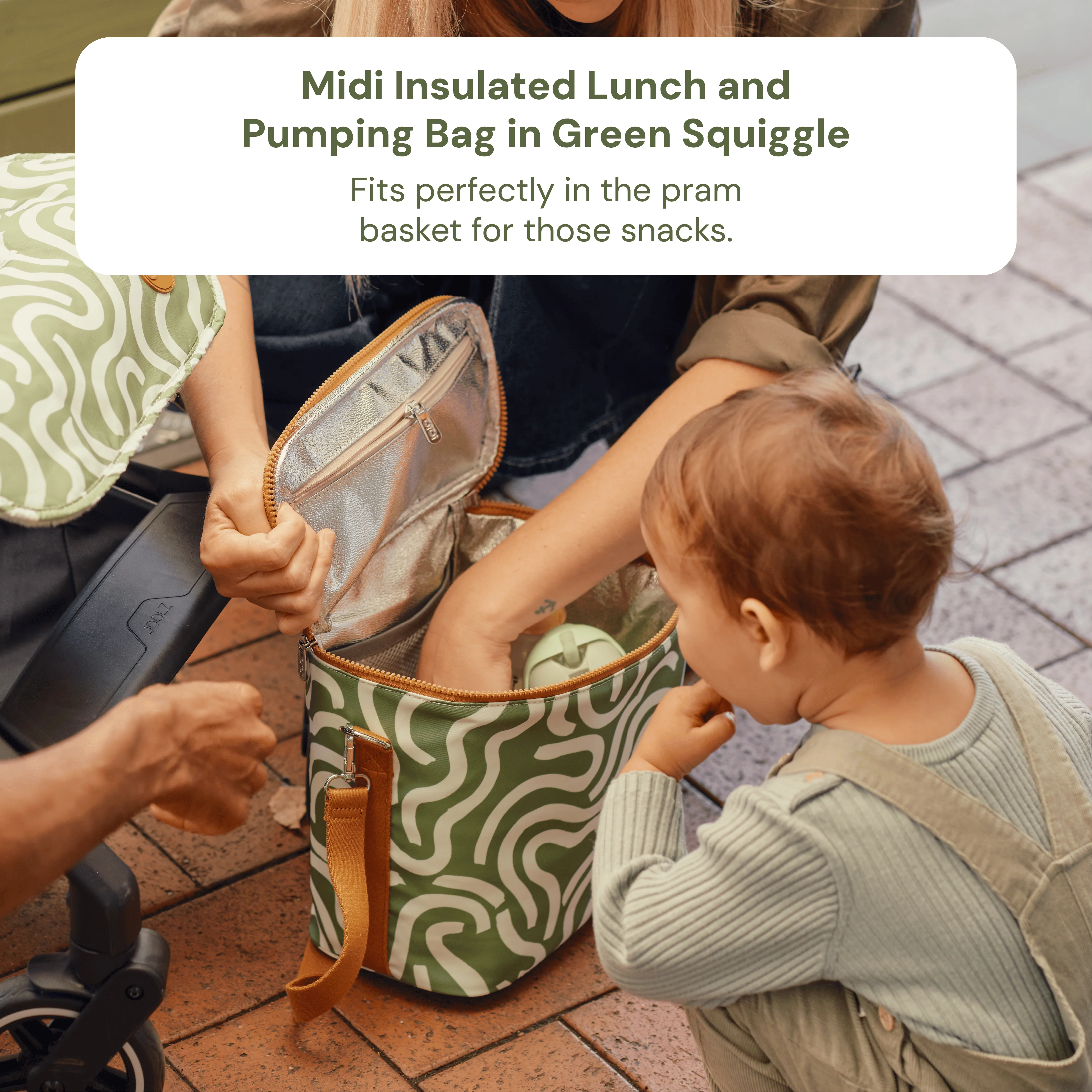 Pram Makeover Bundle - Chestnut & Green Squiggle (PRE-ORDER FOR MAY DELIVERY) - Image 6