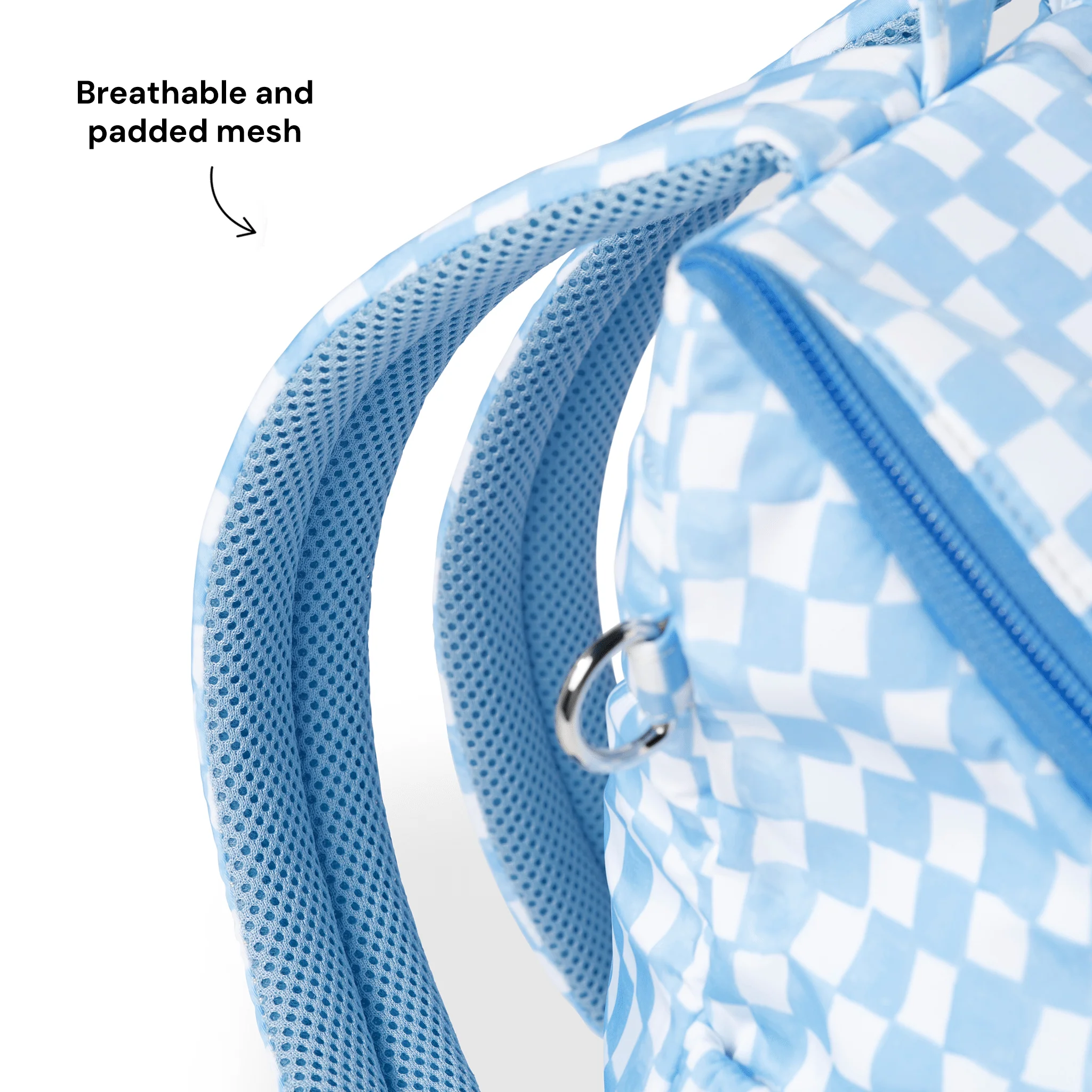 Signature Kids Backpack - Blue Check - Image 7