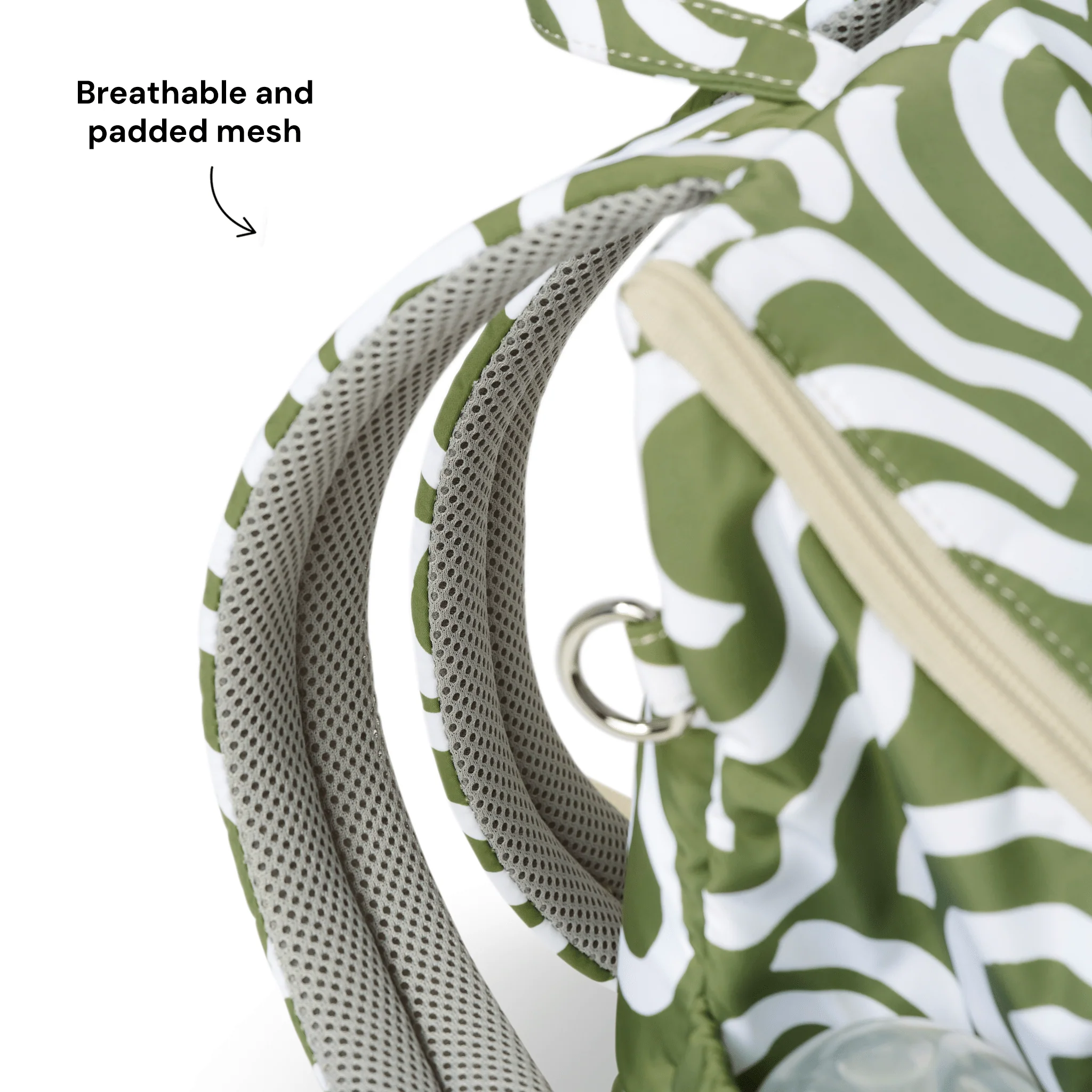 Signature Kids Backpack - Green Squiggle - Image 10