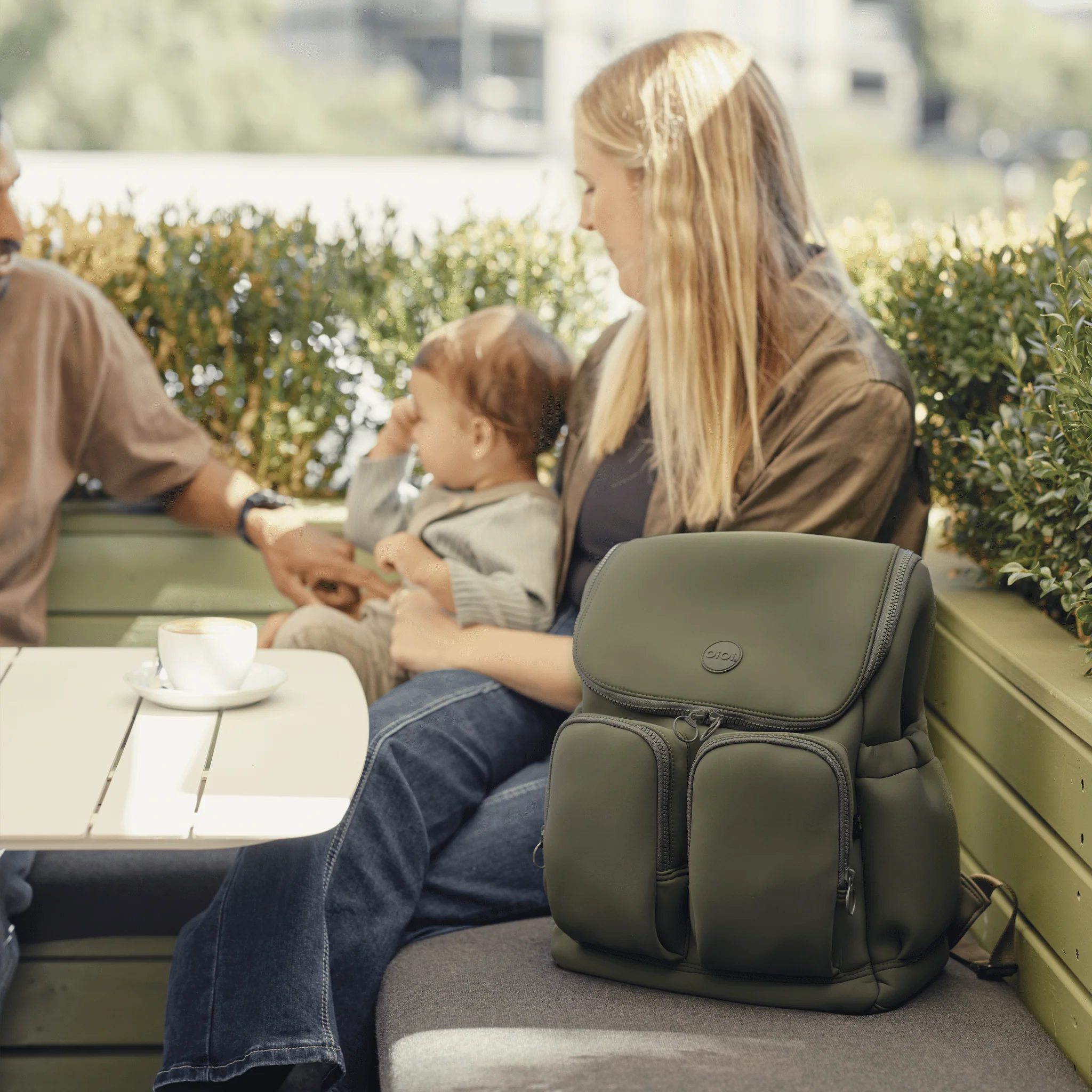 Signature Nappy Backpack - Sage Neoprene - Image 4