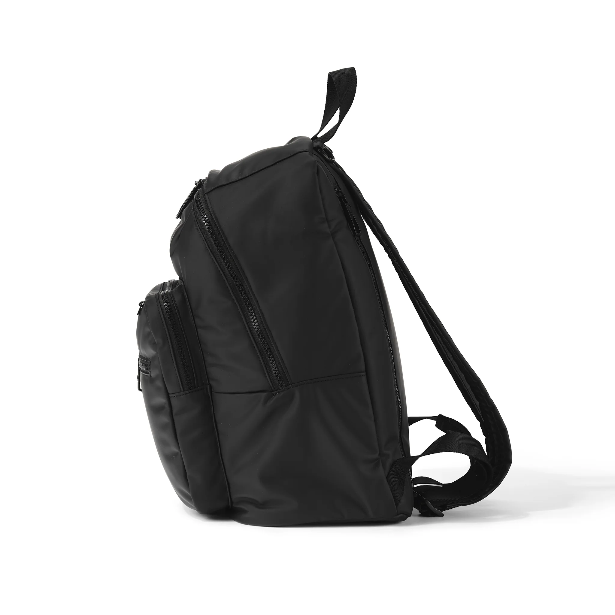 Traveller Nappy Backpack - Black Weatherproof - Image 3