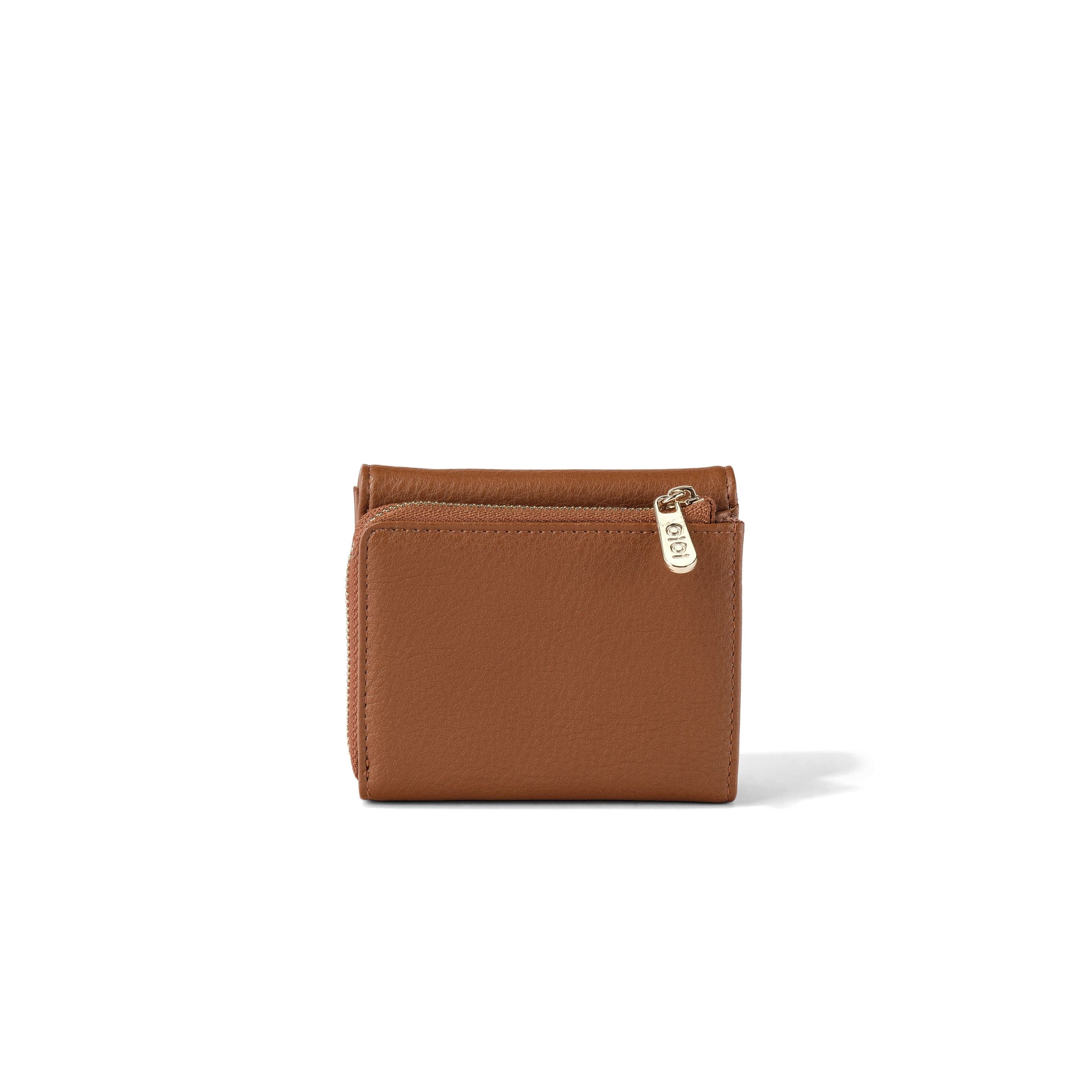 Trifold Wallet - Chestnut Vegan Leather - Image 2