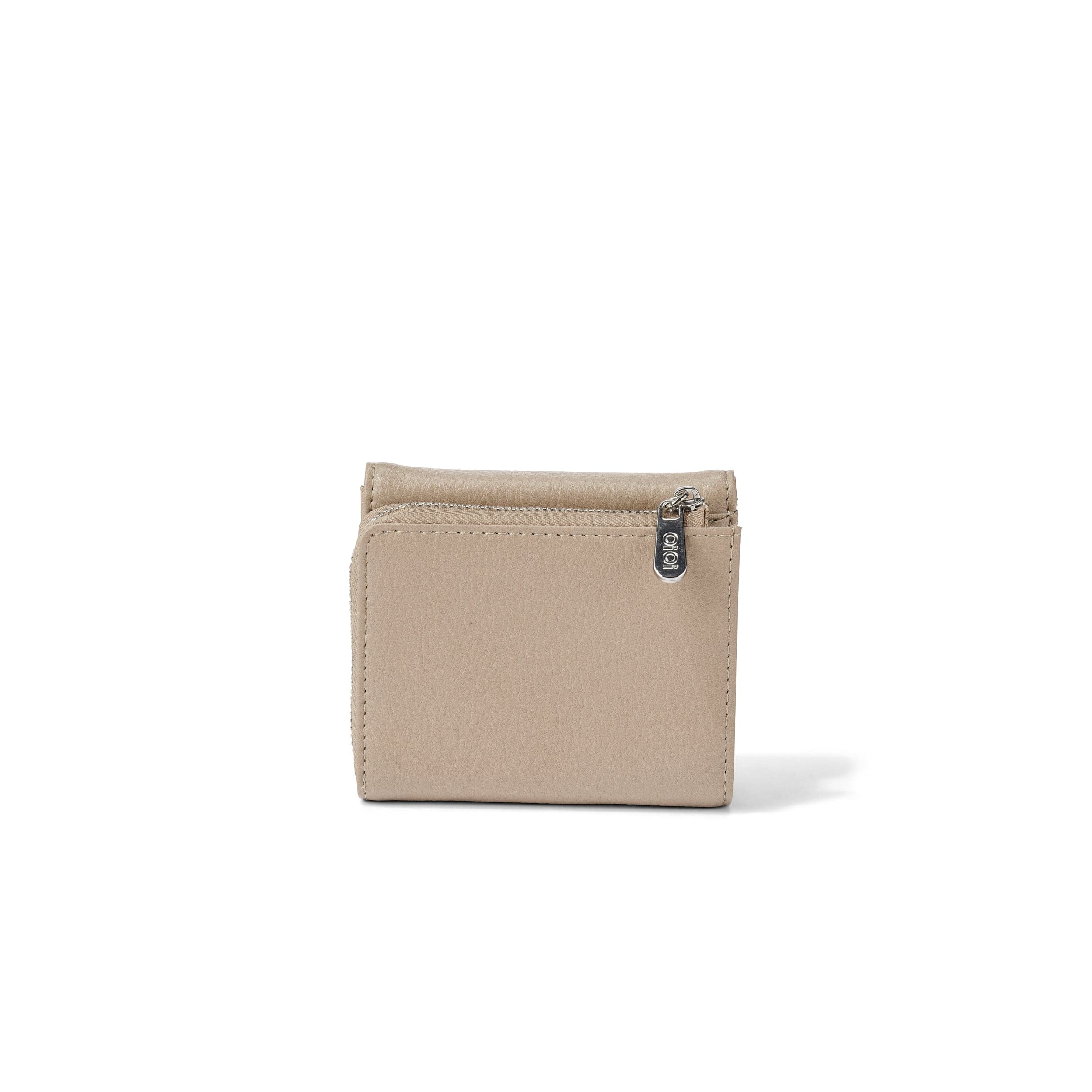 Trifold Wallet - Oat Vegan Leather - Image 2