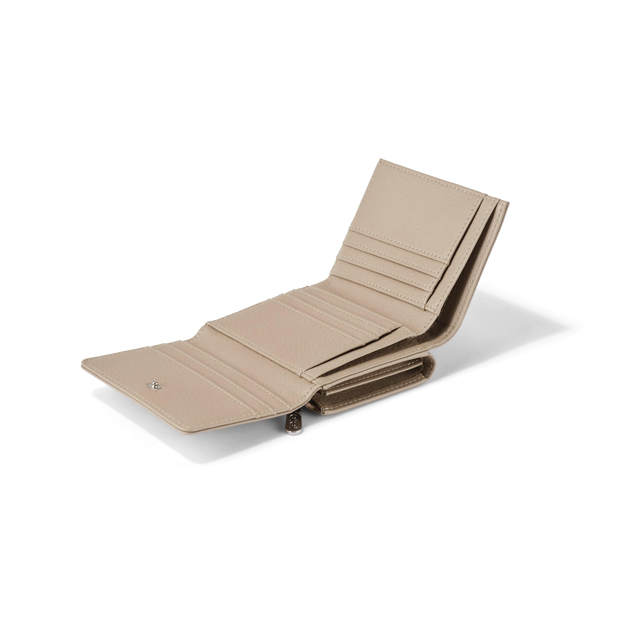 Trifold Wallet - Oat Vegan Leather - Image 4