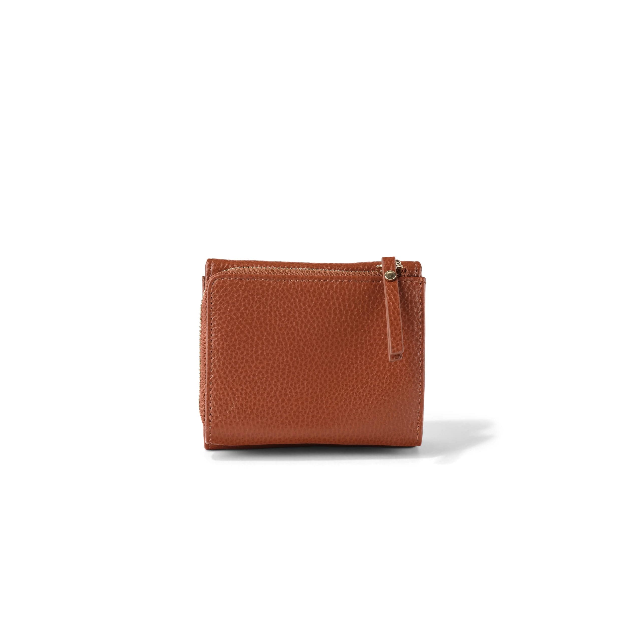Trifold Wallet - Terracotta Genuine Leather - Image 2