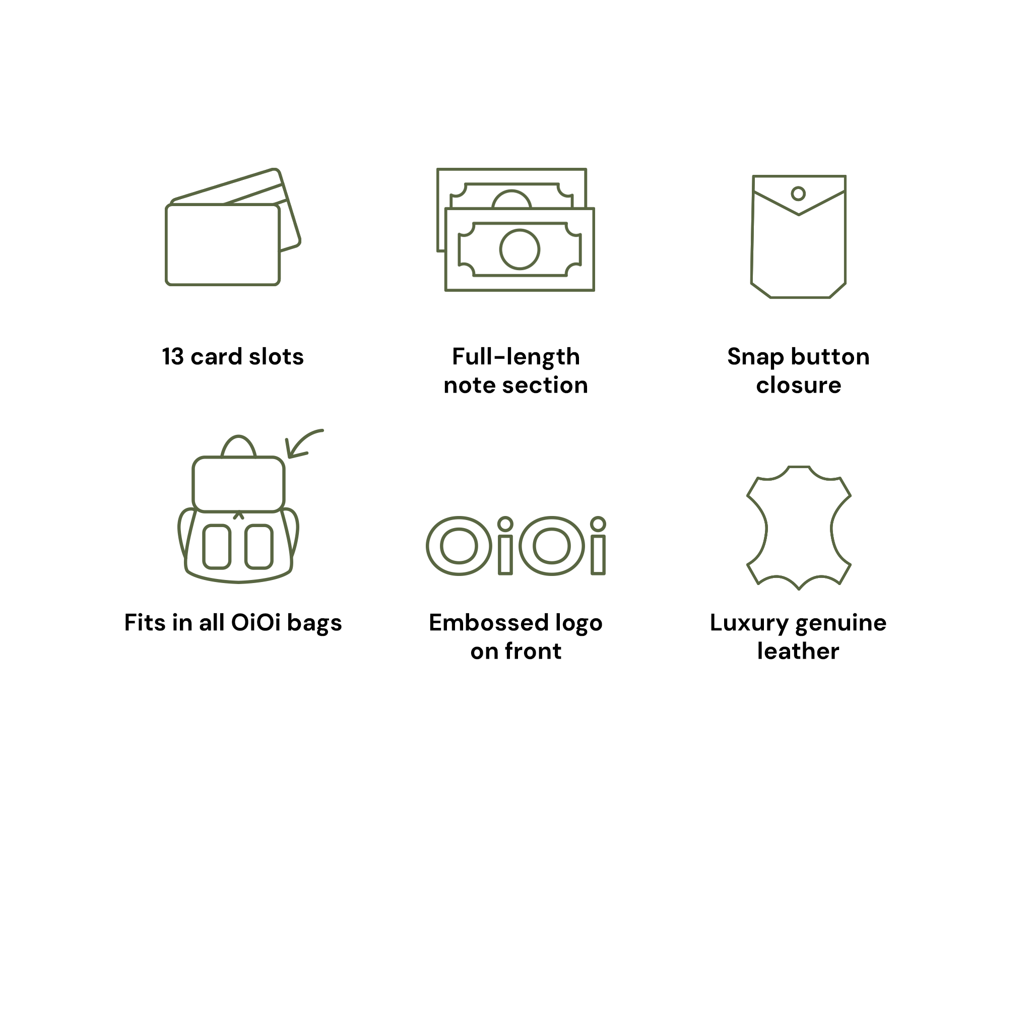 Trifold Wallet - Terracotta Genuine Leather - Image 5