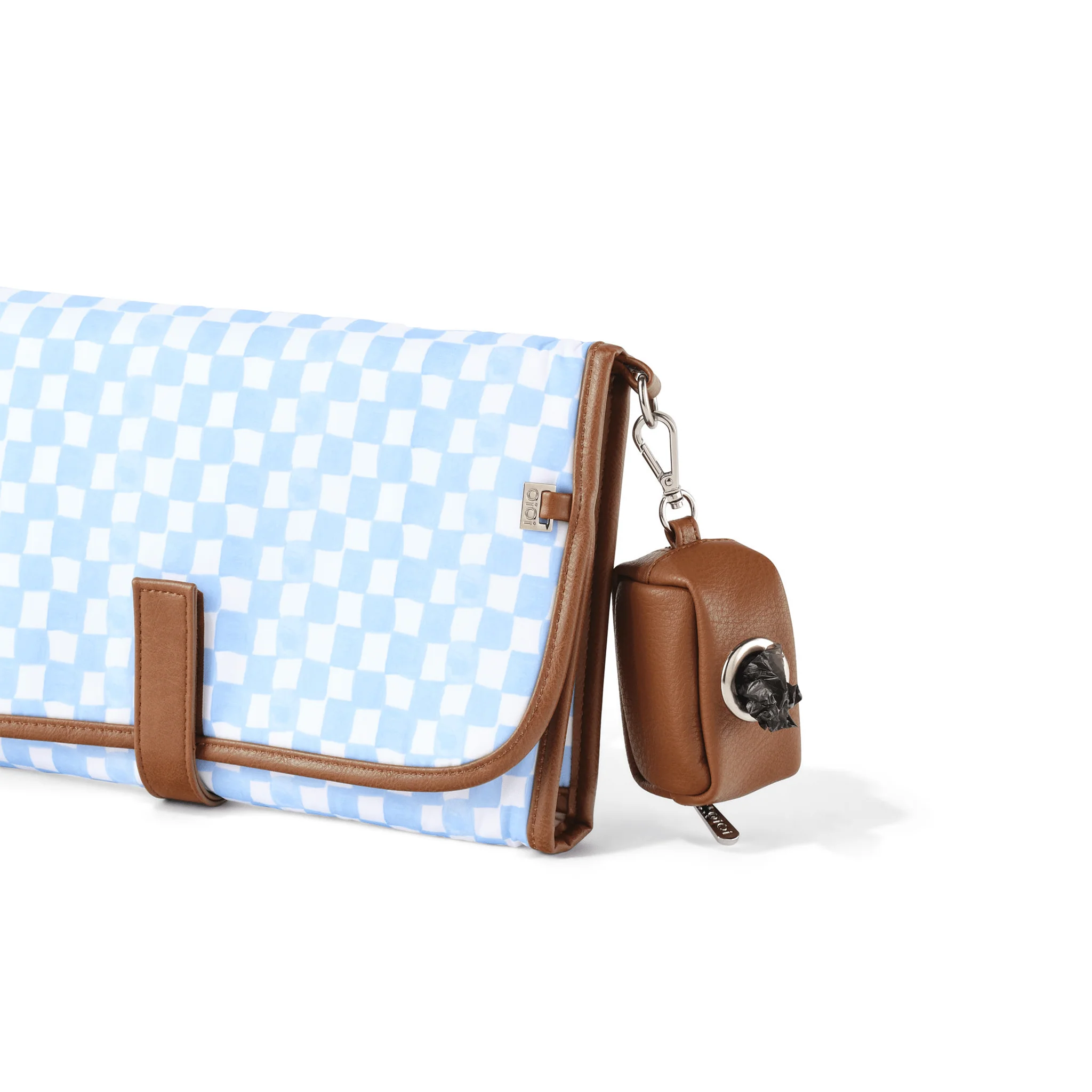 Waste Bag Dispenser - Chestnut Brown Vegan Leather - Image 3